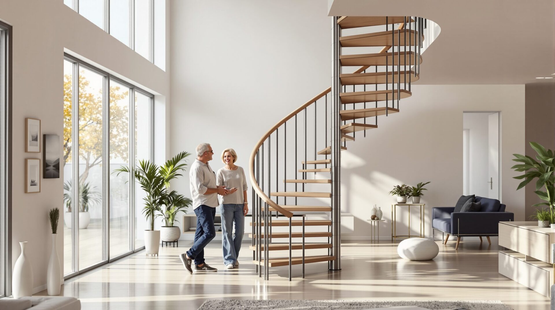 Pourquoi choisir un escalier colimaçon ?