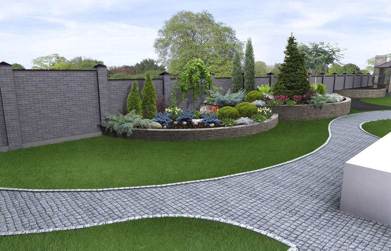 bordure accotement jardin acier corten