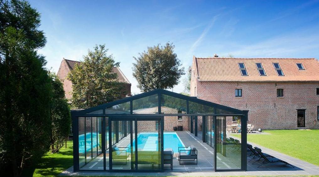 véranda pour piscine