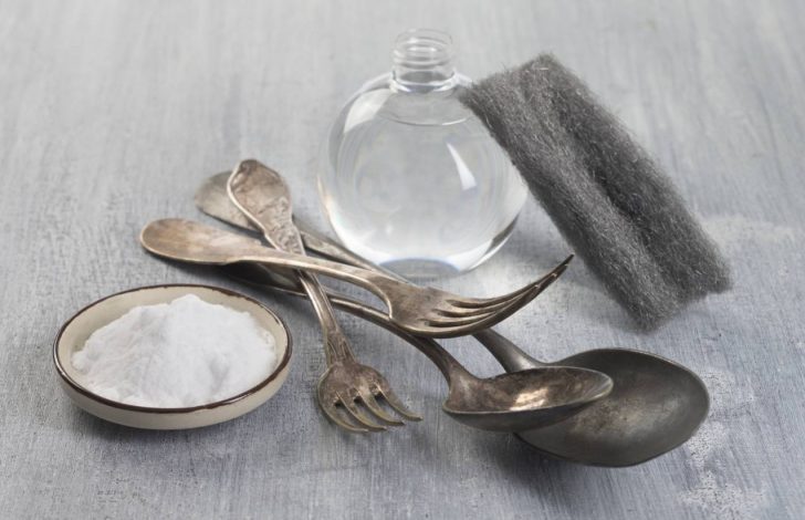 argenterie, produits nettoyants