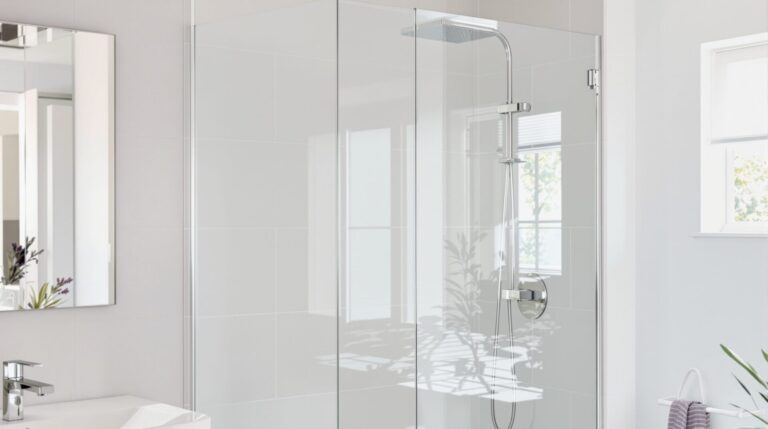 paroi douche en verre