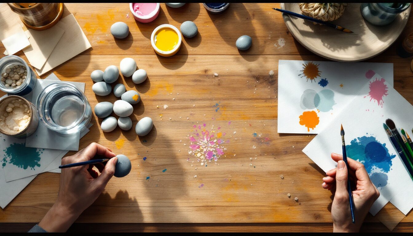 Les étapes clés pour réussir sa première peinture sur galet
