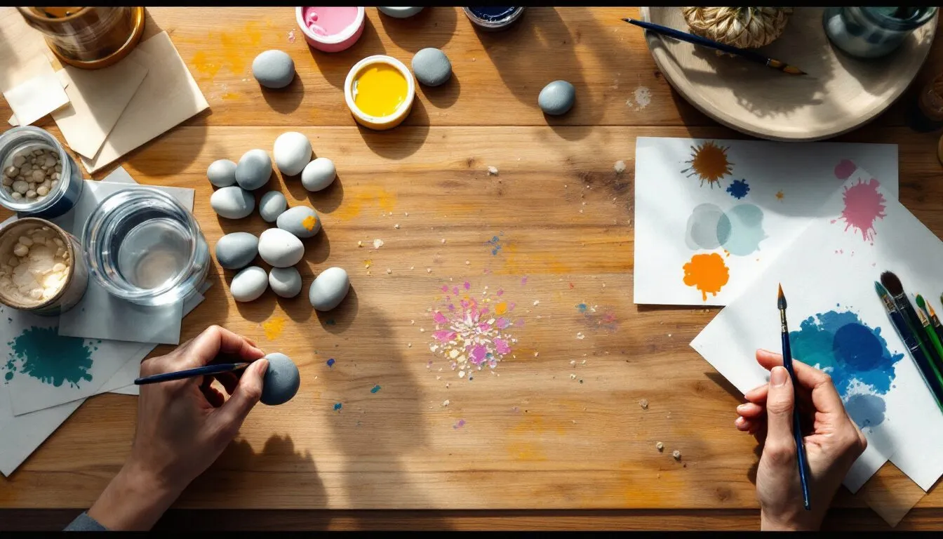 Les étapes clés pour réussir sa première peinture sur galet