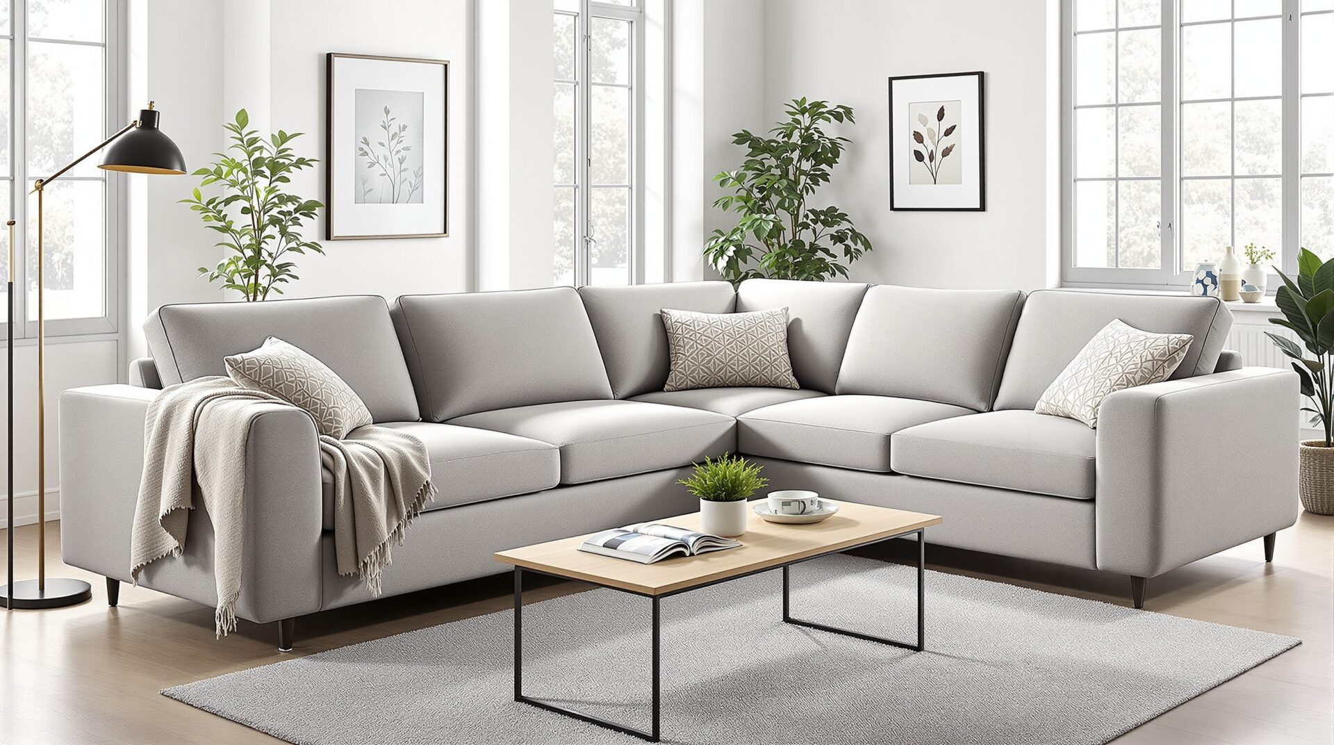 canapé d'angle convertible