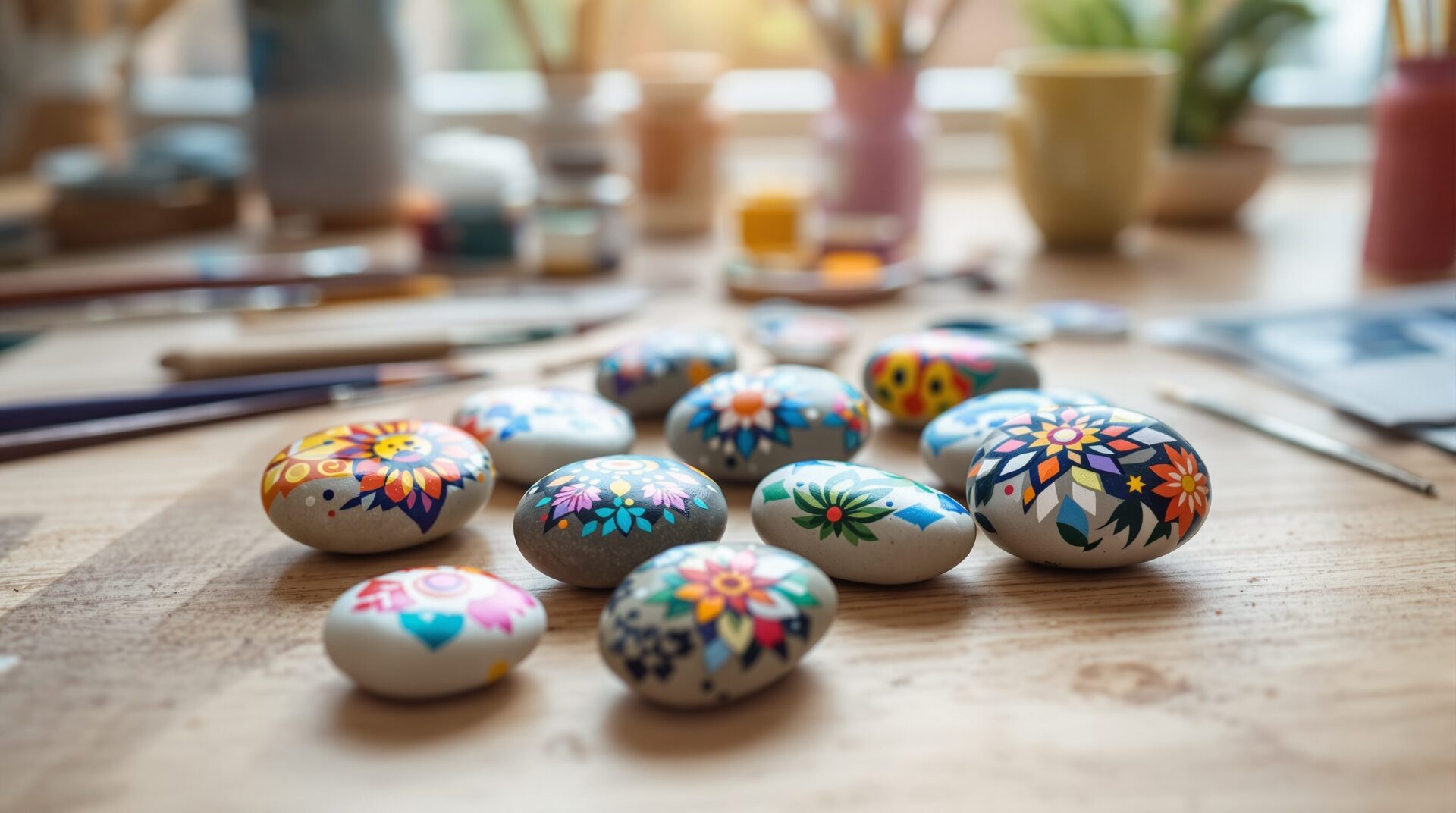 Peinture sur galets : les idées inspirantes à tester chez soi