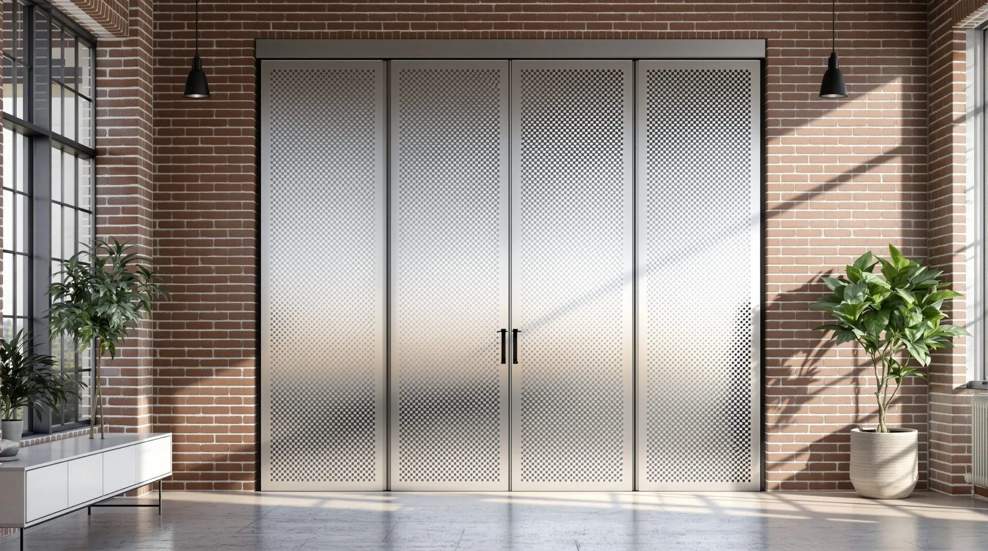 Quels matériaux sont utilisés pour un rideau métallique design ?