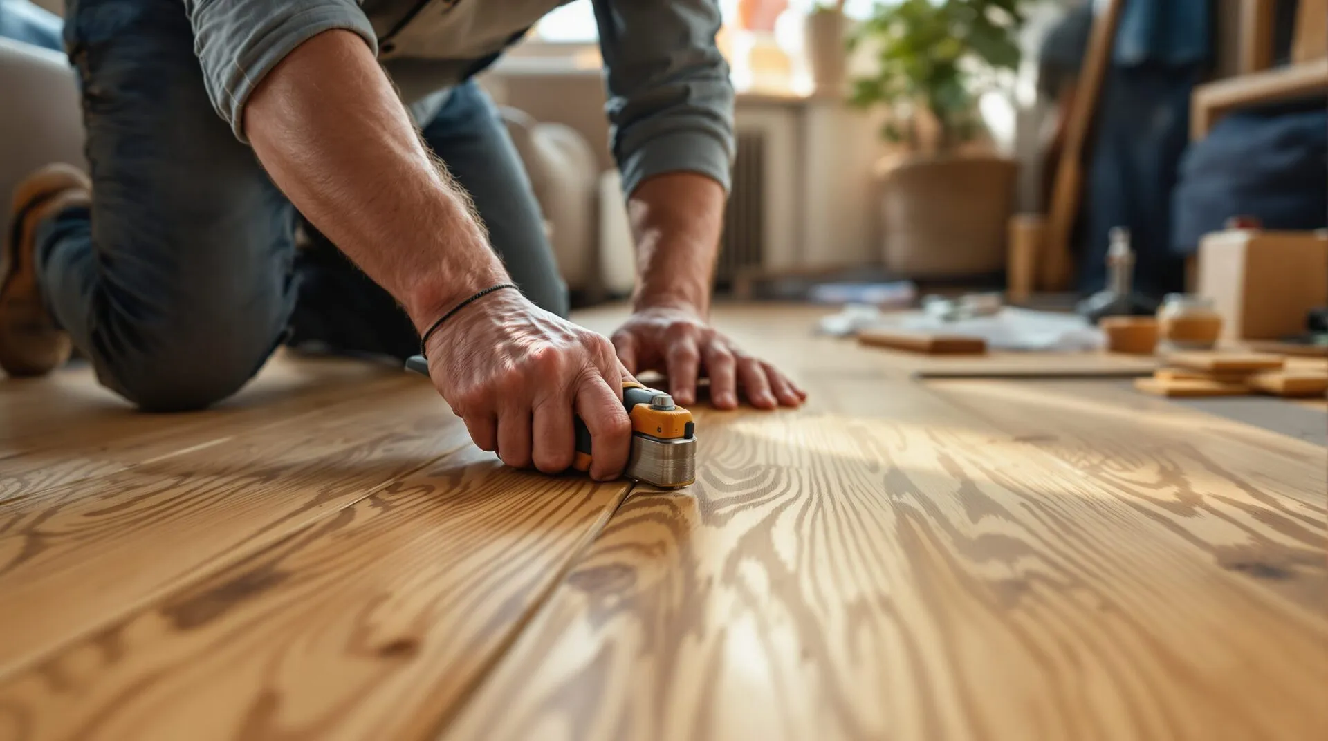 maison plancher bois