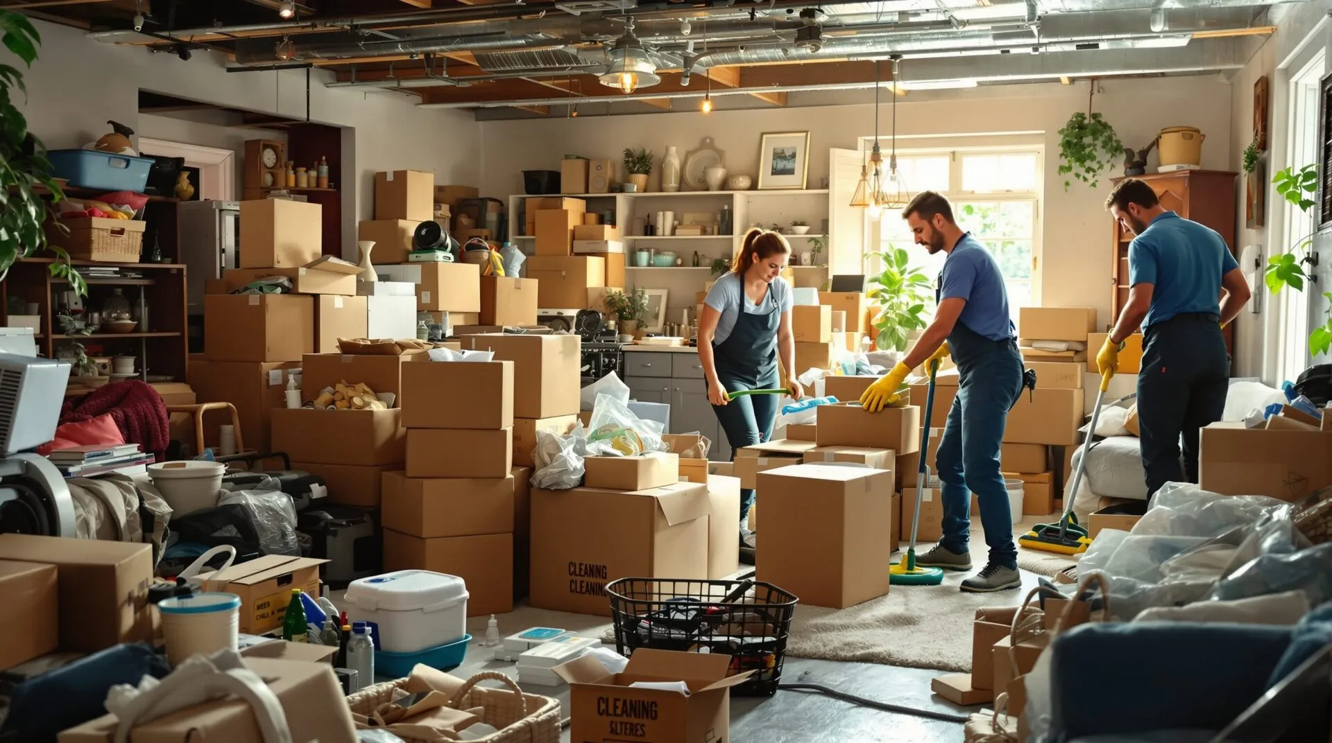 Quels services proposent les professionnels pour vider une cave ?