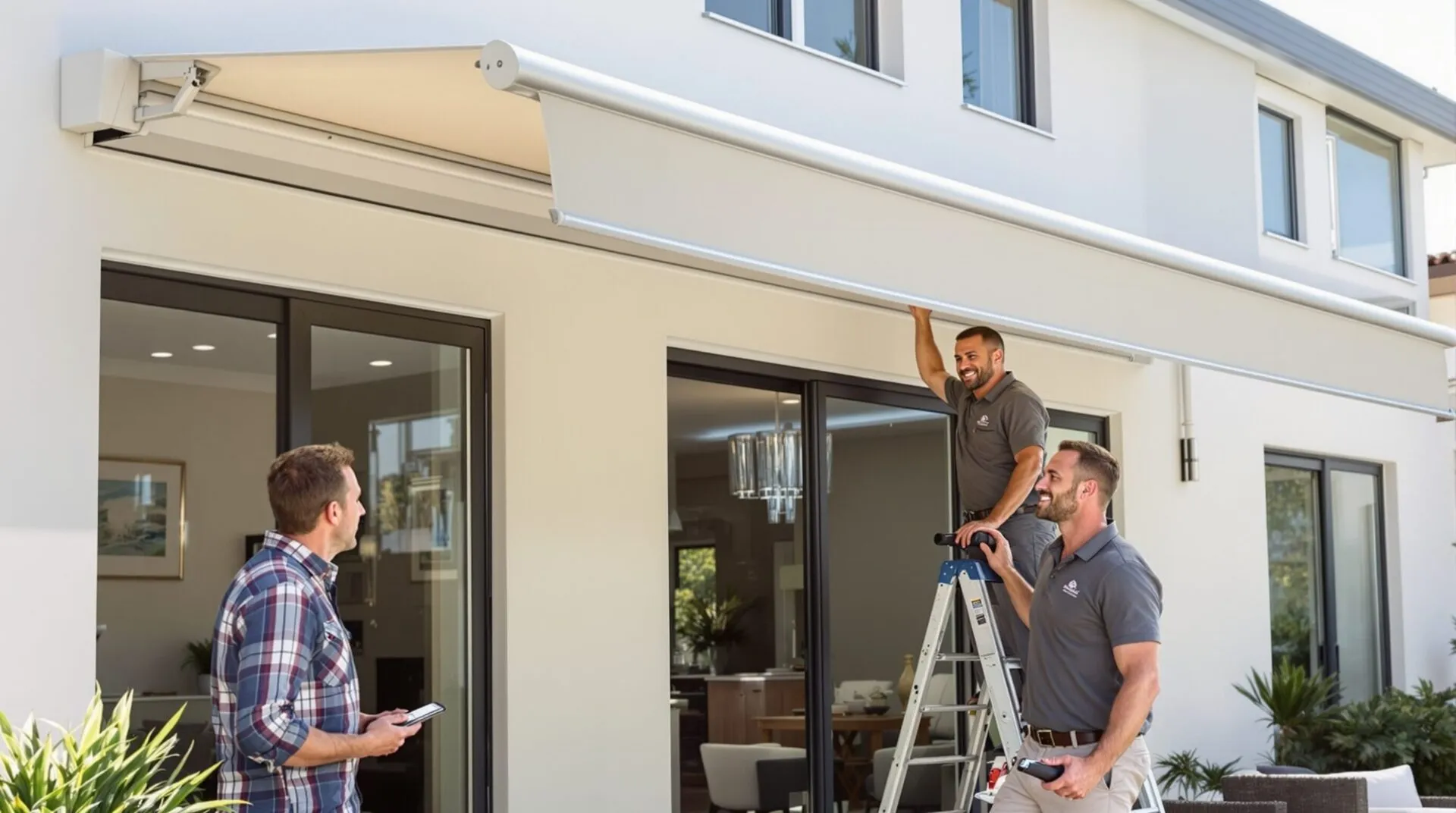 Comment faire installer facilement un store banne solaire Somfy ?
