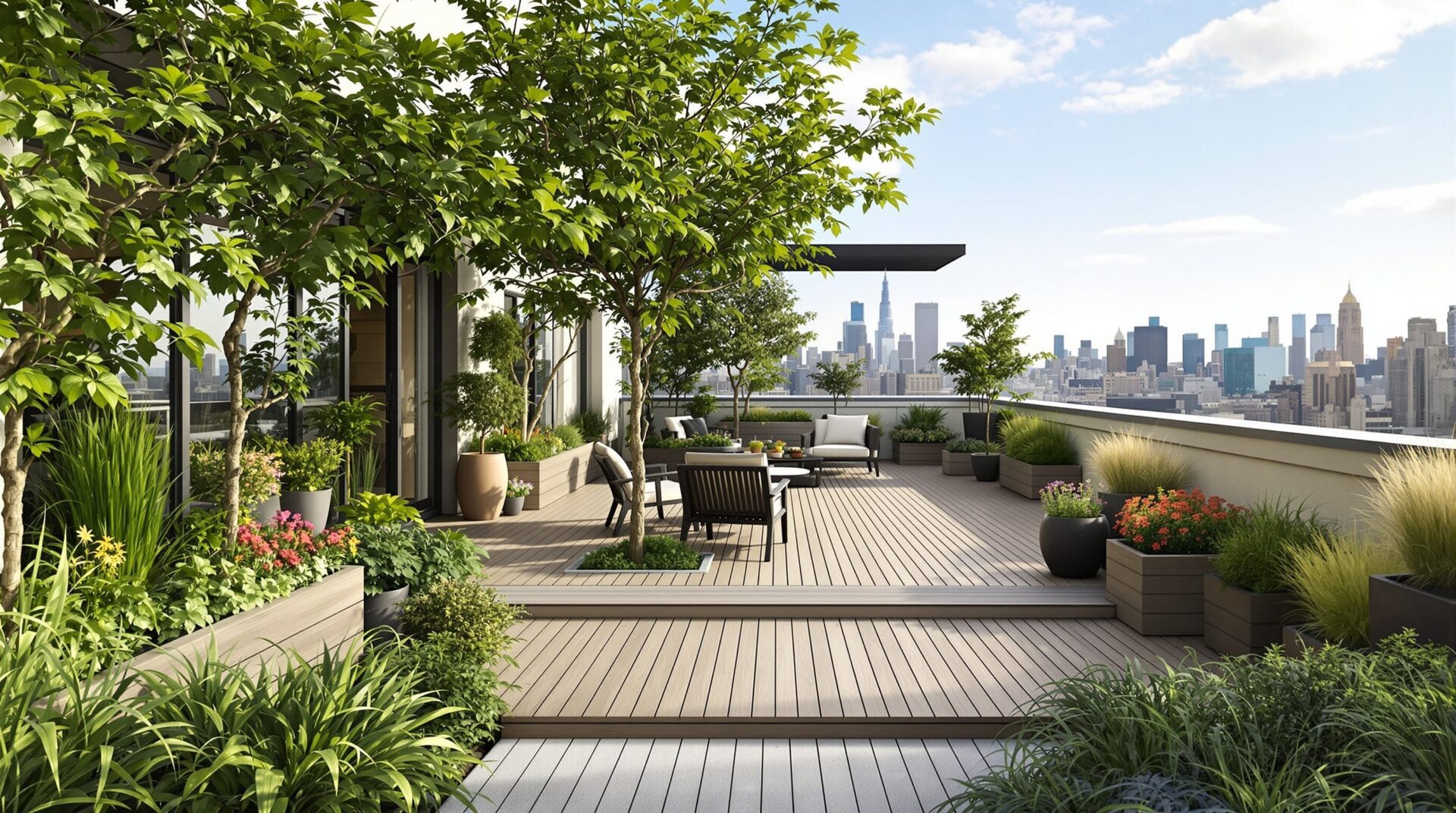 Le guide pour créer son oasis de verdure sur une toiture-terrasse