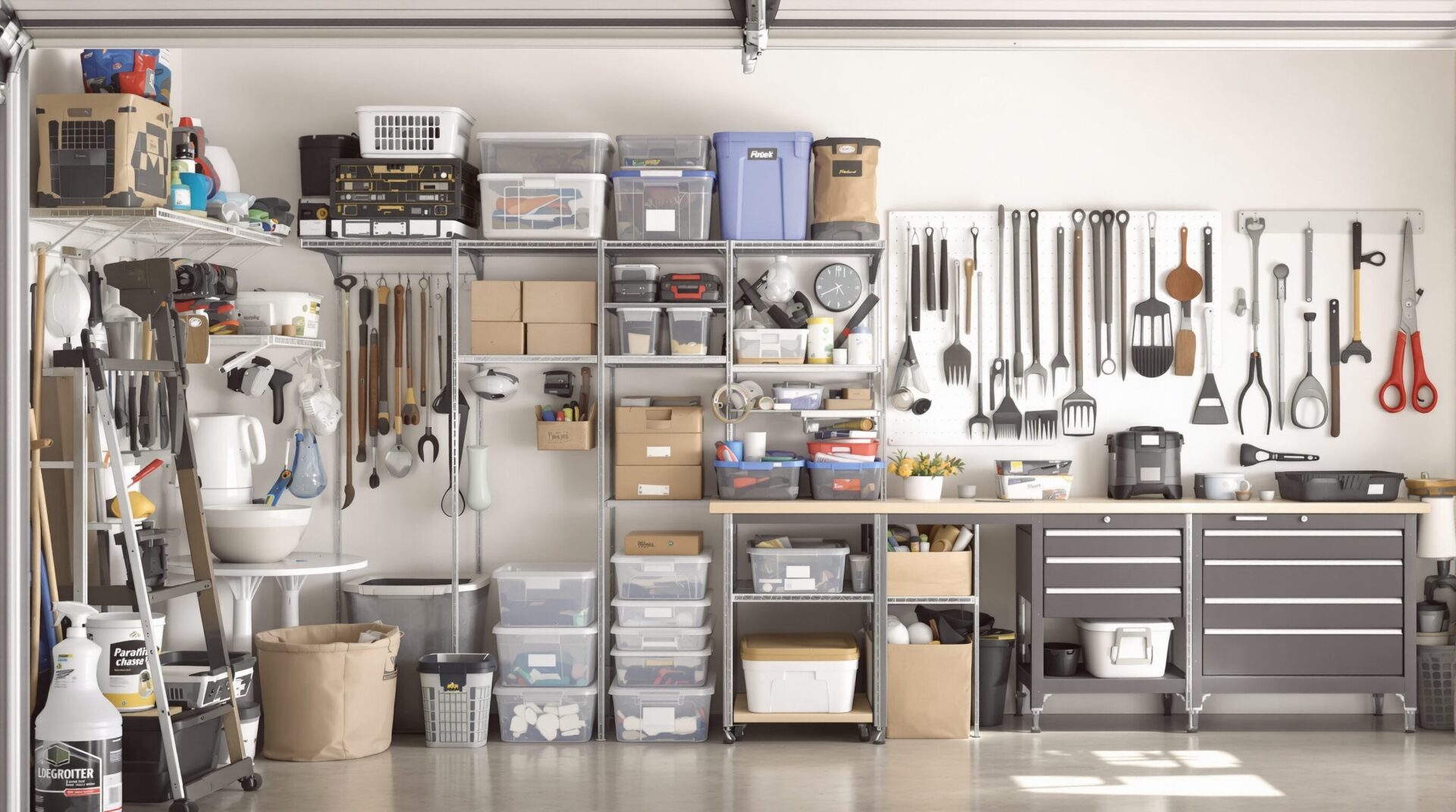 Rangement de garage encombré : les 7 étapes pour gagner de la place