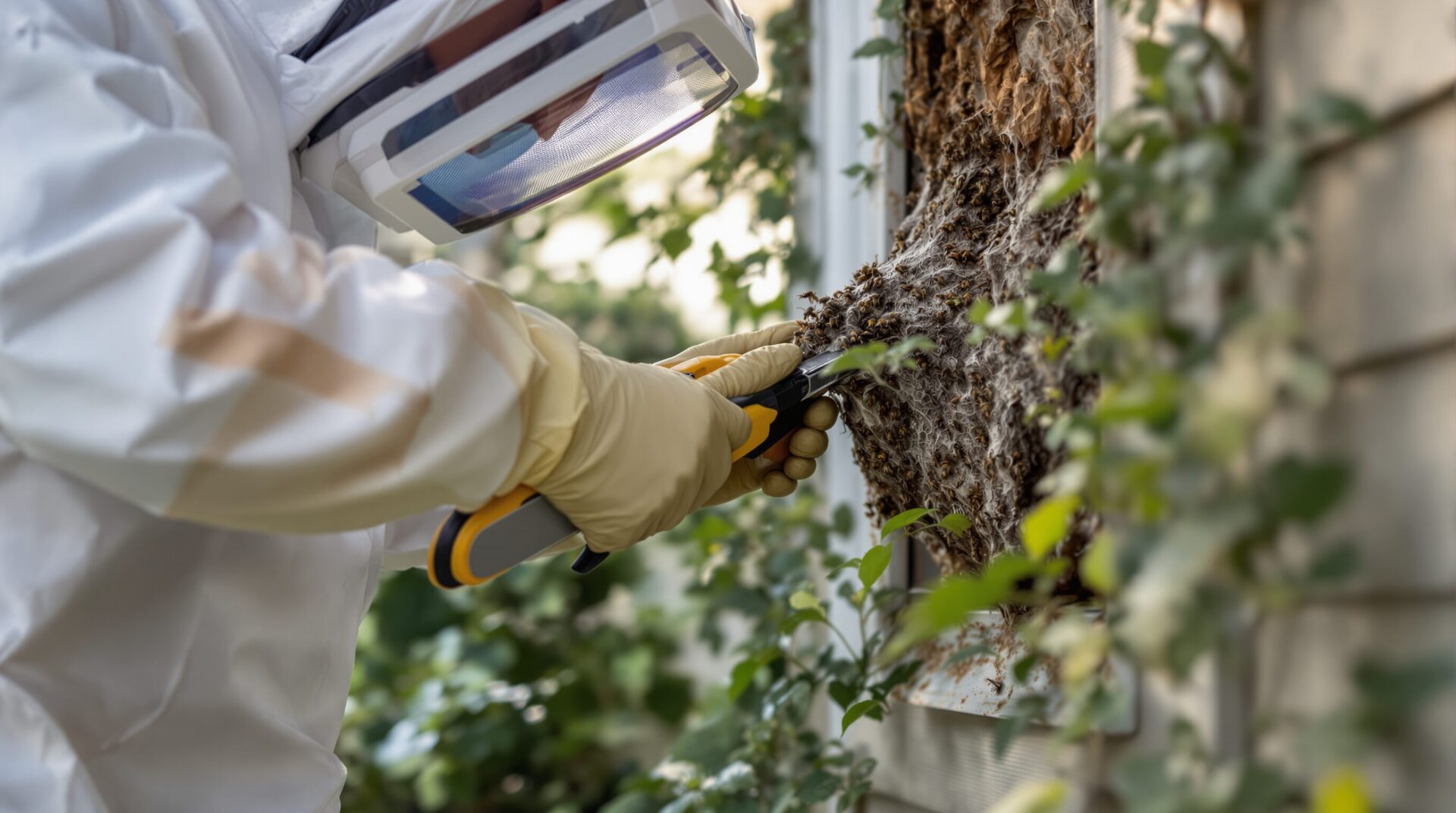 Se débarrasser d’un nid de guêpe : les méthodes sûres pour la maison