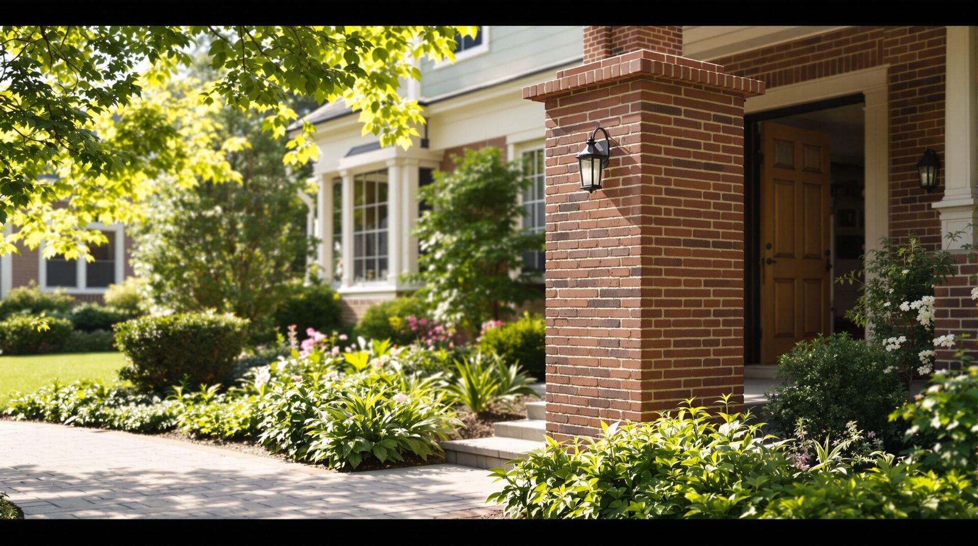 Comment un pilier brique peut transformer l’entrée de votre maison ?