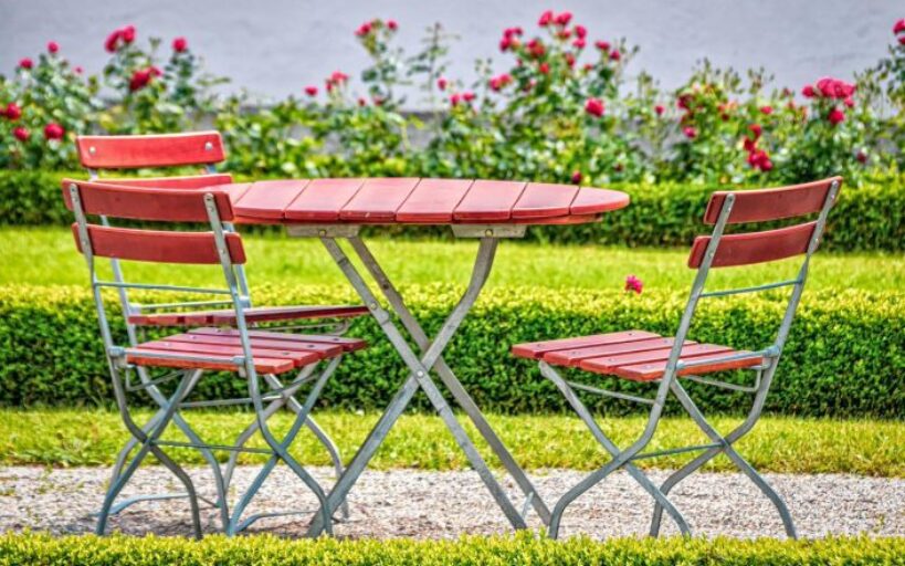 table de jardin