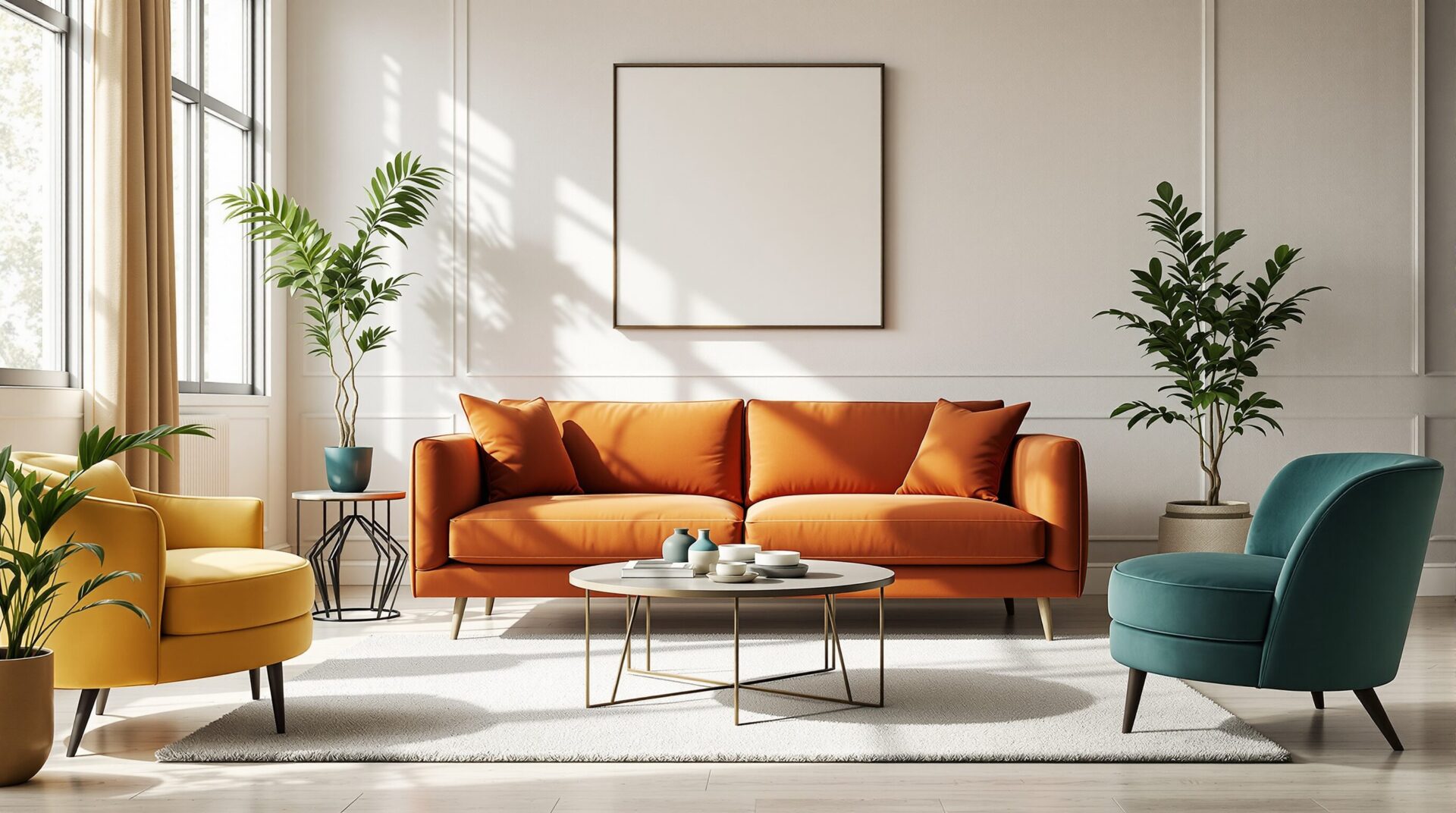 Canapé rouille : les associations de couleurs à adopter dans le salon