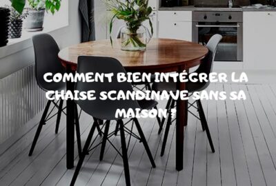 chaise scandinave