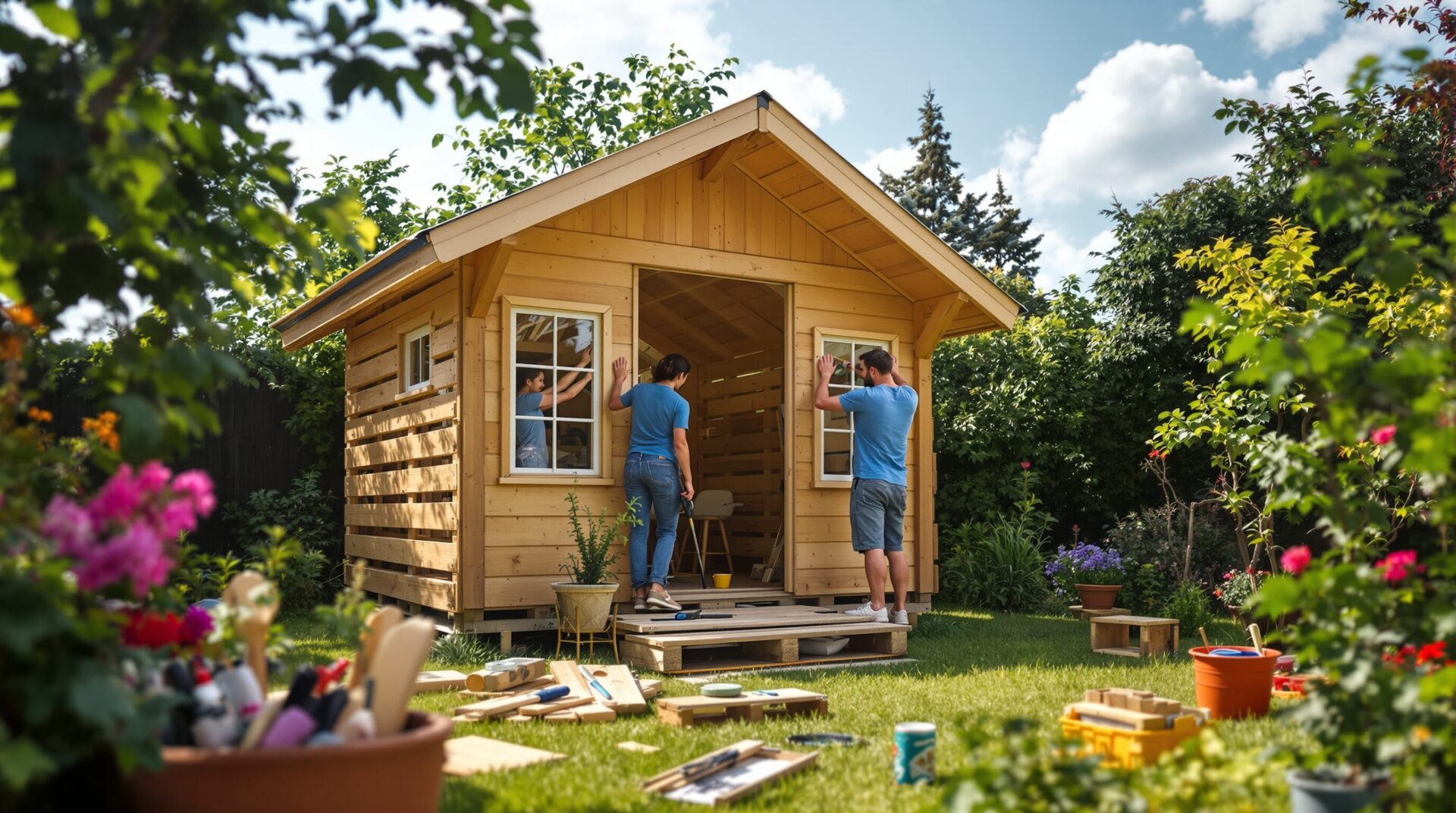 Cabane en palette facile : la méthode simple pour un projet accessible