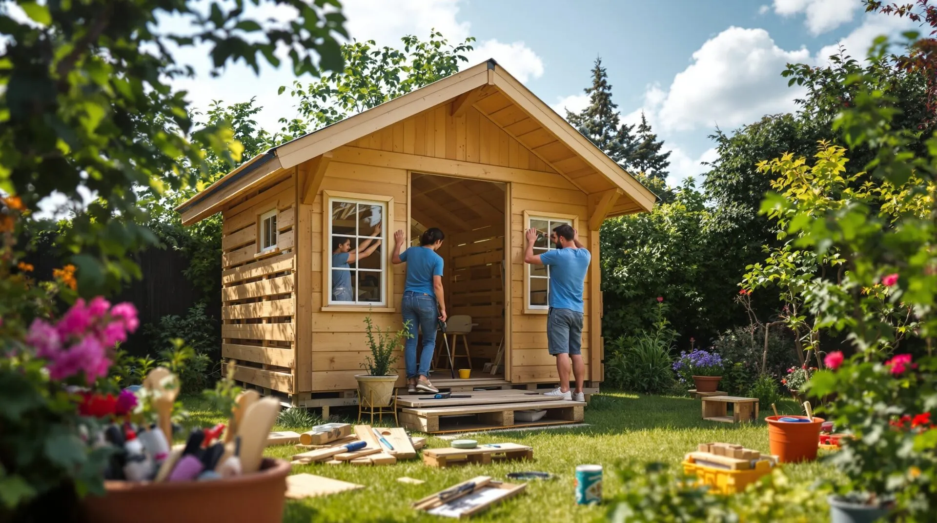 Cabane en palette facile : la méthode simple pour un projet accessible
