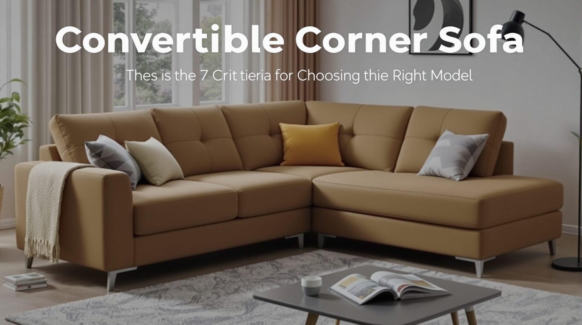 Canapé d’angle convertible : les 7 critères pour bien choisir son modèle