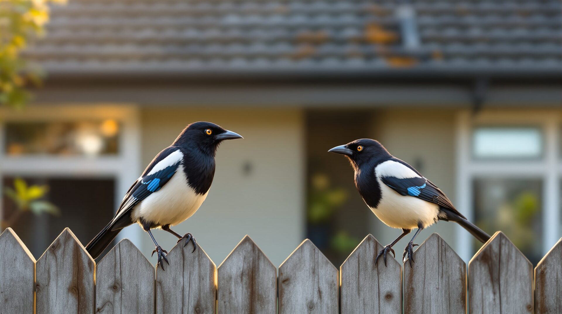 Signification des 2 pies : la présence près de la maison signifie quoi ?