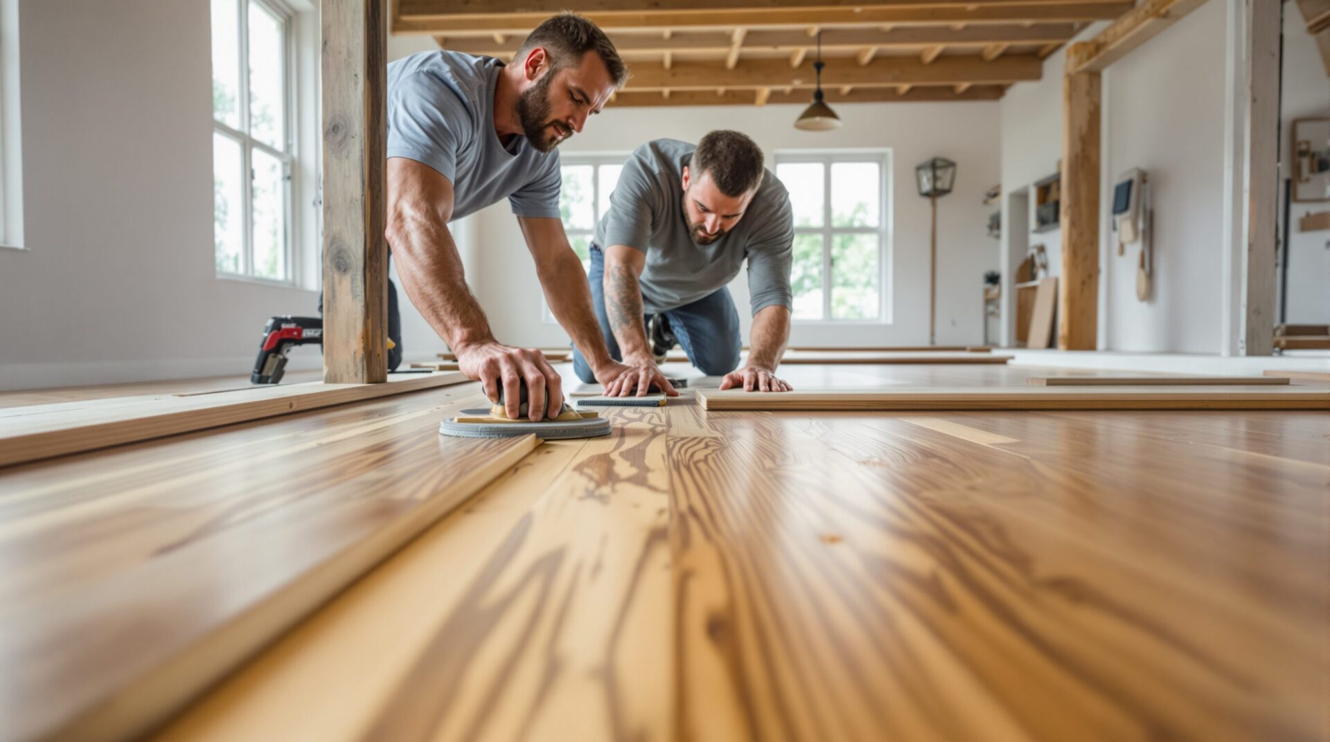 rénovation plancher bois étage