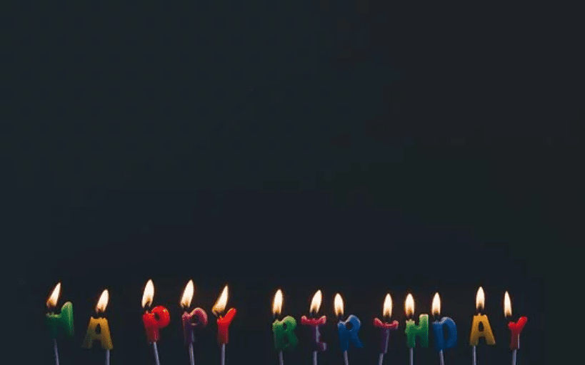 bougie anniversaire