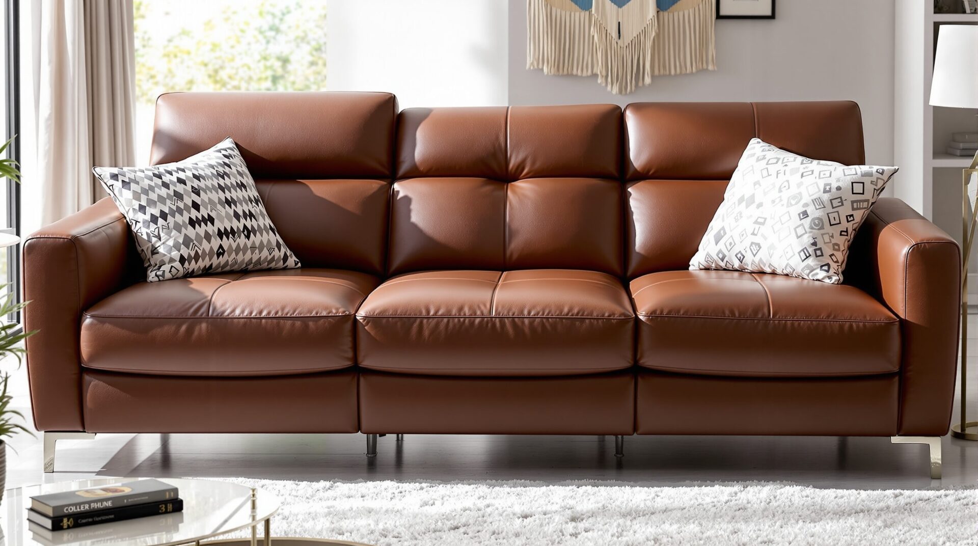 canapé convertible cuir