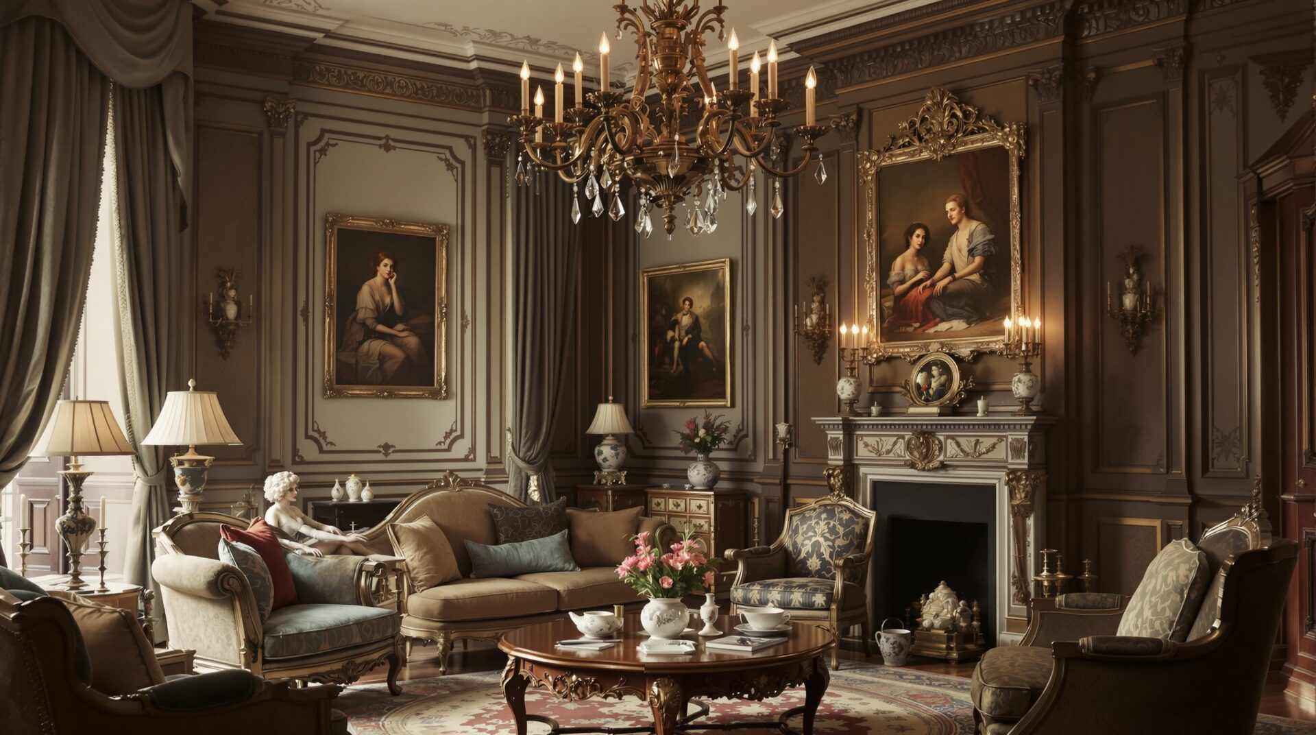 décoration maison bourgeoise 1900