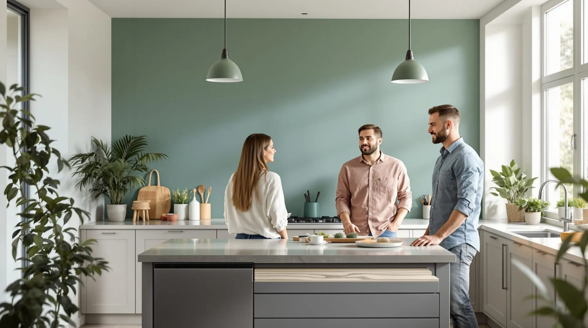 Couleur tendance pour mur de cuisine : les 12 teintes à adopter cette année