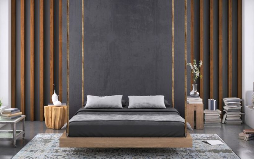 chambre gris anthracite