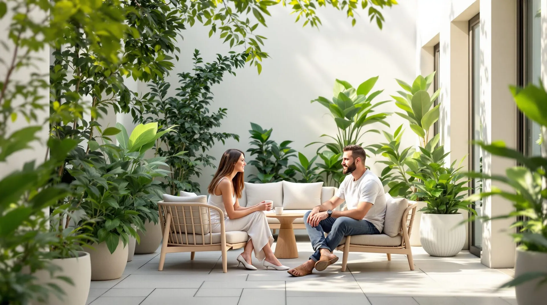 Cour intérieure aménagement patio : les 9 idées pour un espace plus lumineux