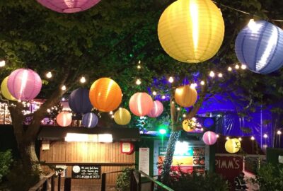 decoration fete plein air