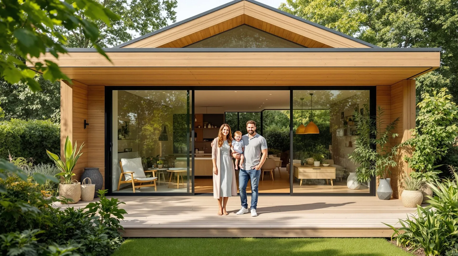 extension de maison en bois