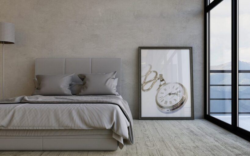 3D render of a Bedroom