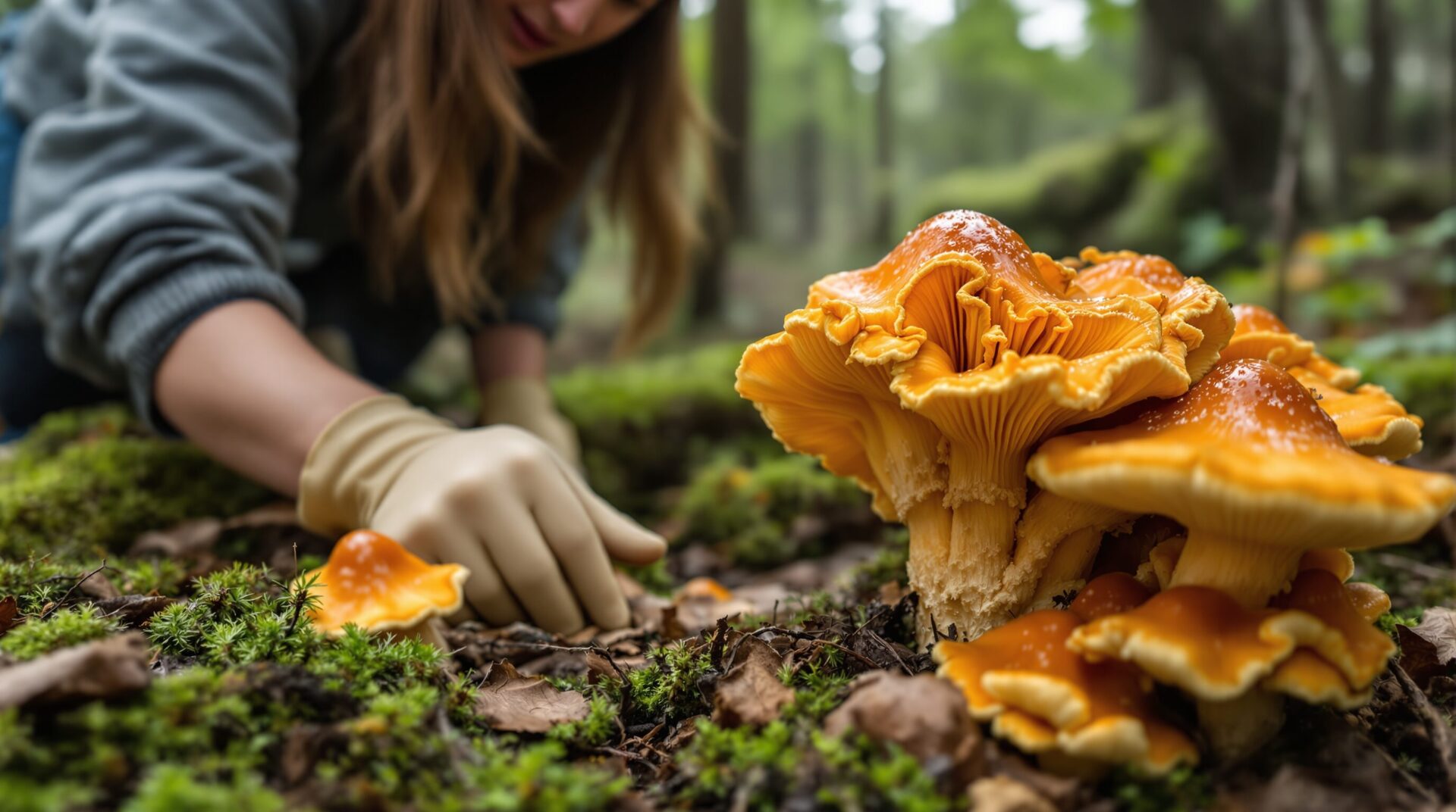 champignon toxique fausse chanterelle non comestible
