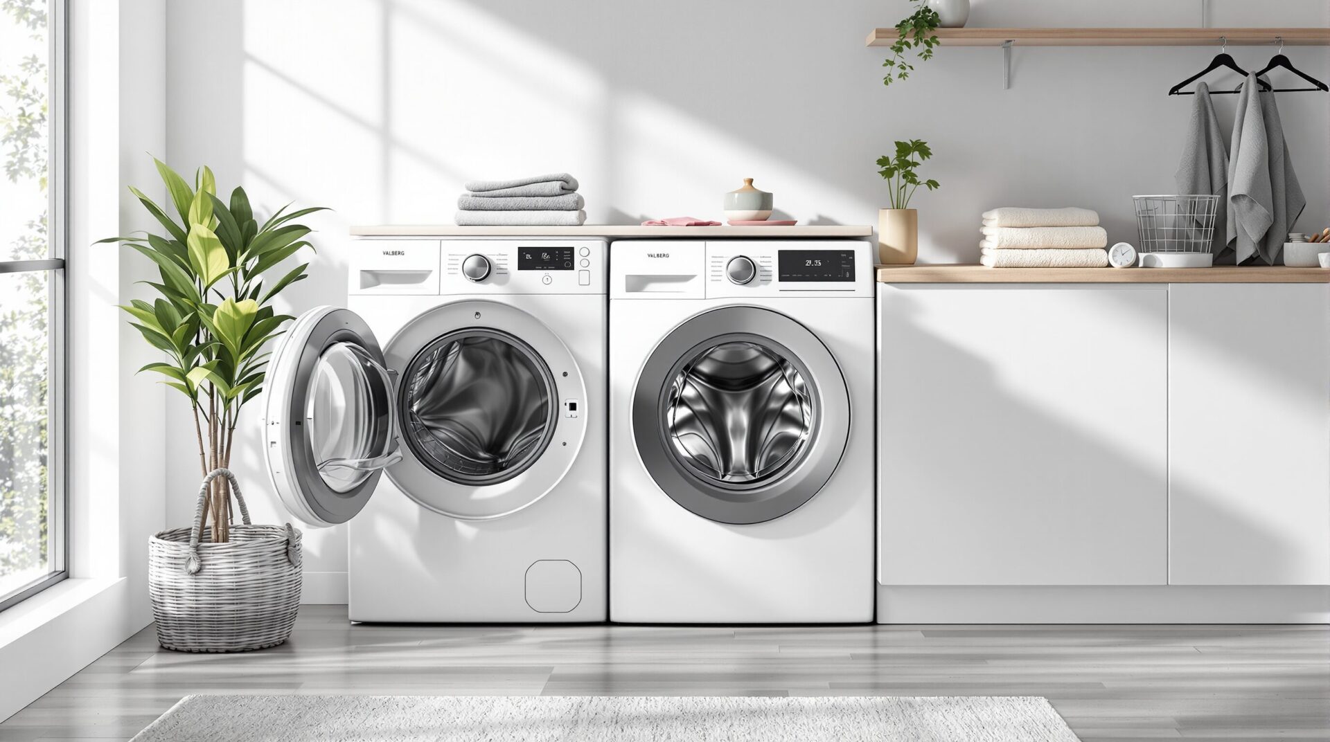 lave-linge séchant 8kg / 5 kg valberg wd8514 c/d w205tv2