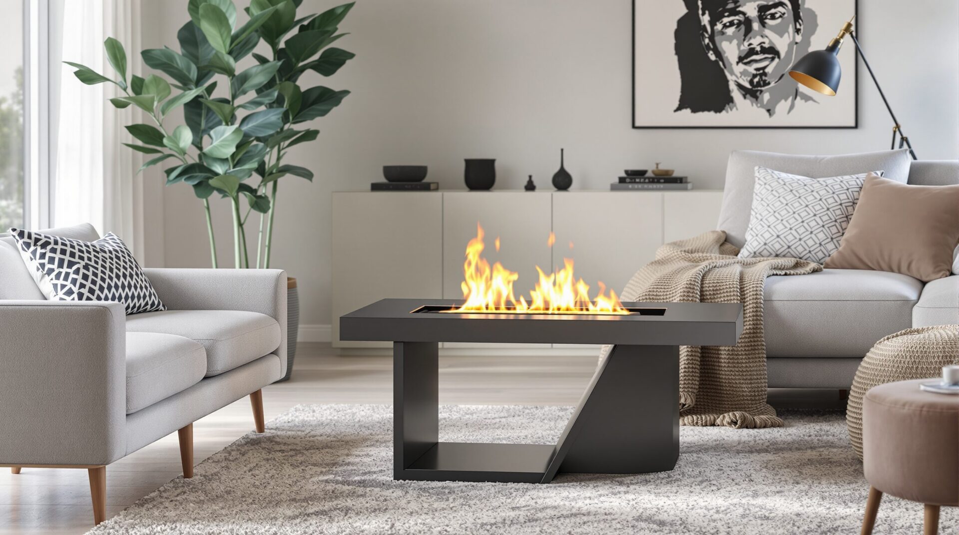 Pourquoi la cheminée de table au bioéthanol séduit les amoureux de design contemporain