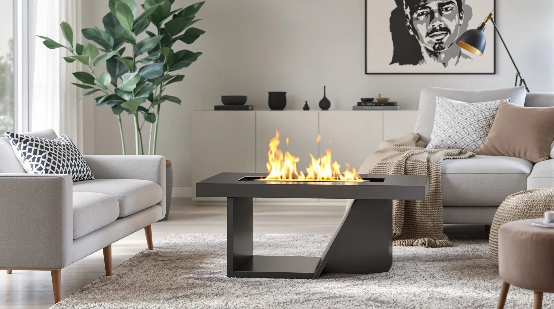 Pourquoi la cheminée de table au bioéthanol séduit les amoureux de design contemporain