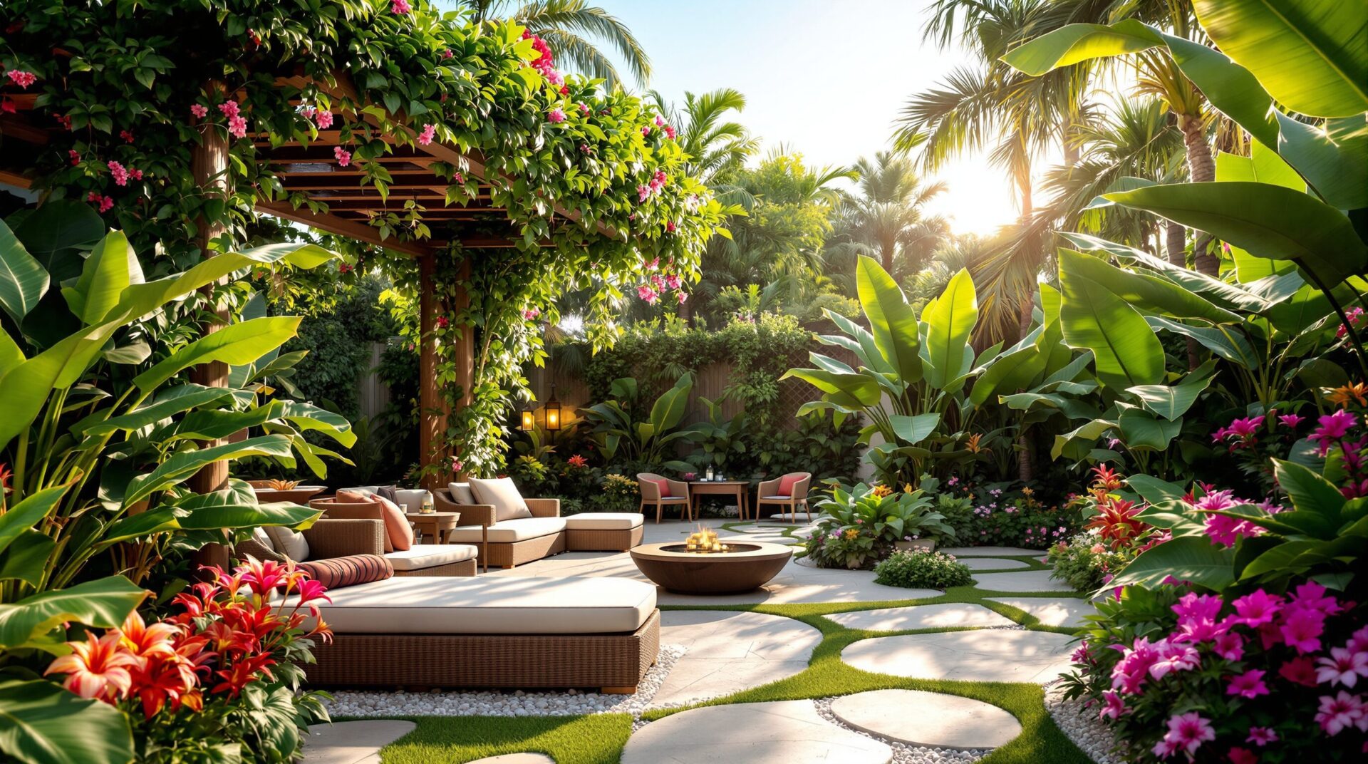 idee amenagement jardin exotique