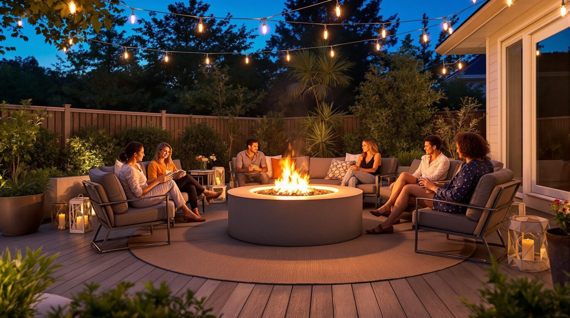 Design extérieur : comment le brasero transforme l’ambiance de vos espaces de vie extérieurs