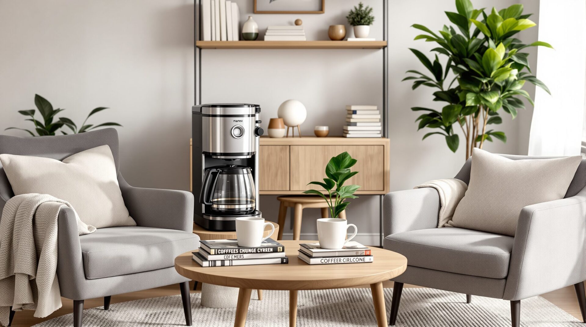 Créer un coin café dans le salon ou le bureau : conseils de décoration et choix de la cafetière