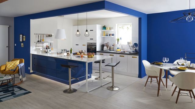 Une cuisine façon Diner américain