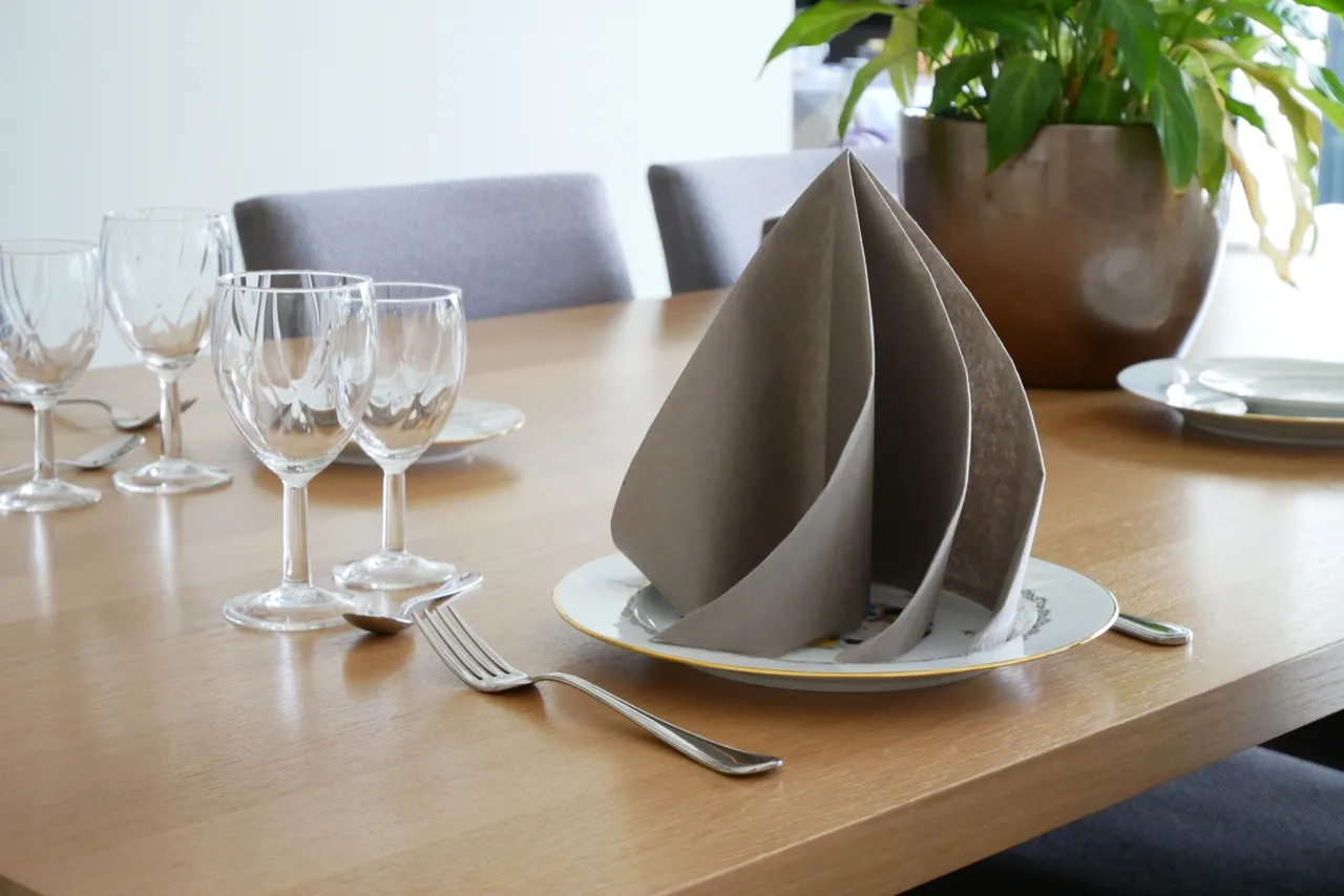 Perfectionner l’art de la table avec des serviettes pliées