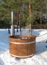 bain suédois en plein air