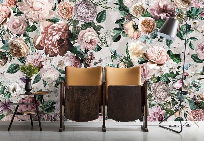 papier peint fleur