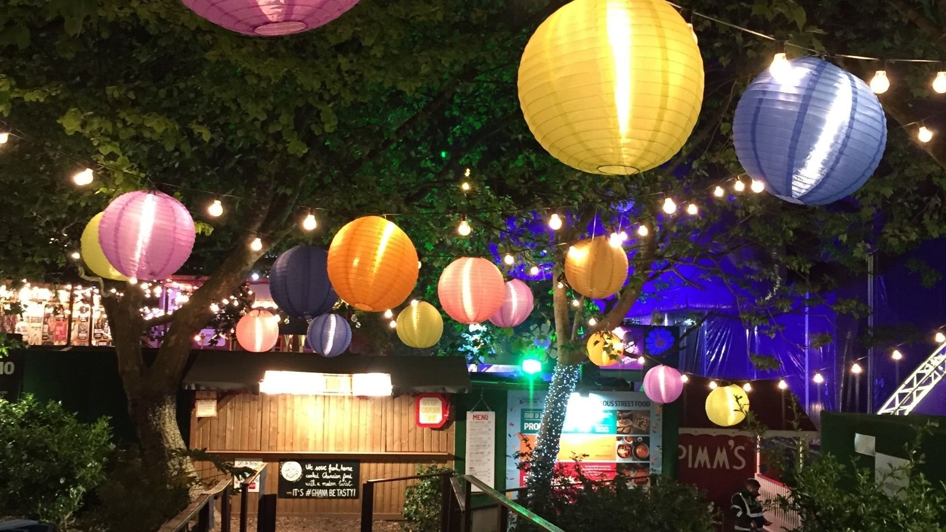 decoration fete plein air