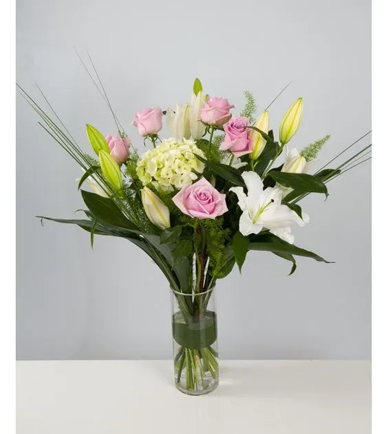 Bouquet de fleurs stabilisées