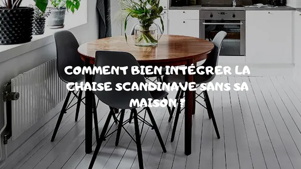 chaise scandinave