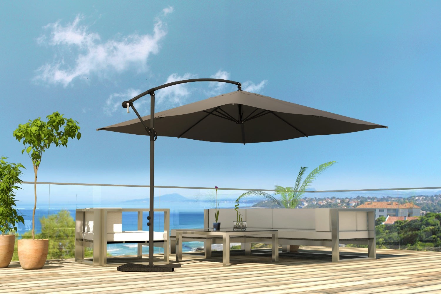 3 raisons d’acheter un parasol déporté