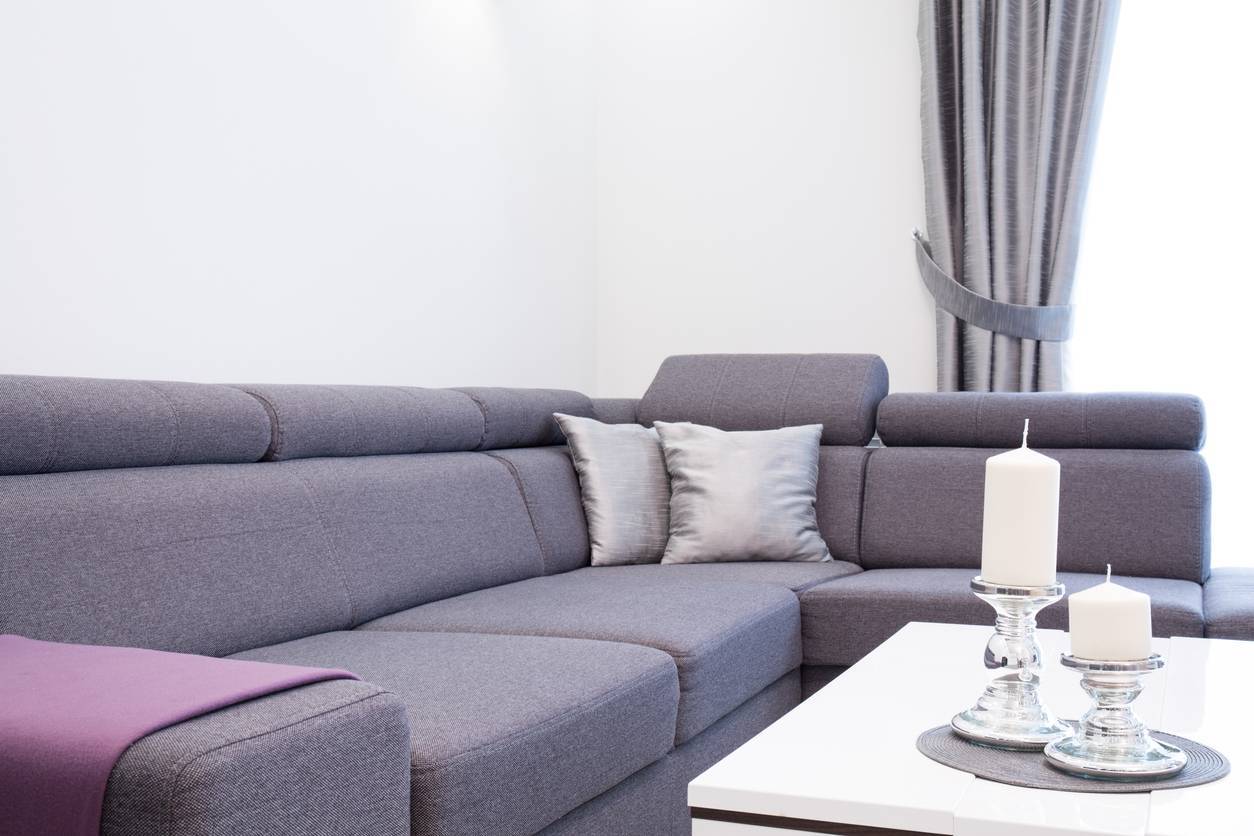 canapé d'angle décoration tendance